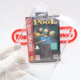 CHAMPIONSHIP POOL - NEW & Factory Sealed with Authentic Tube Seal! (Sega Genesis)