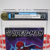 SPIDER-MAN THE NEW ANIMATED SERIES: EXTREME THREAT - IGS GRADED 7.0 BOX & 6.5 SEAL! NEW & Factory Sealed with Authentic V-Overlap Seam! (VHS)