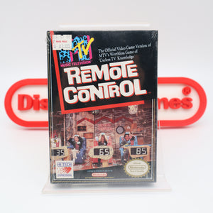 MTV'S REMOTE CONTROL - NEW & Factory Sealed with Authentic H-Seam! (NES Nintendo)