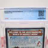 HARVEST MOON: SAVE THE HOMELAND - PERFECT/HIGHEST GRADED CGC 10 A++! NEW & Factory Sealed! (PS2 PlayStation 2)
