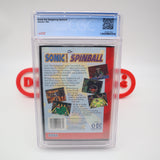 SONIC THE HEDGEHOG SPINBALL / PINBALL (GA FIRST PRINT!) CGC GRADED 9.9 A! NEW & Factory Sealed with Authentic V-Overlap Seam! (Sega Genesis)