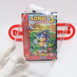 SONIC THE HEDGEHOG 3 III - NEW & Factory Sealed with Authentic V-Overlap Seam! (Sega Genesis)