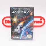 DESTINATION EARTHSTAR - NEW & Factory Sealed with Authentic H-Seam! (NES Nintendo)