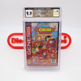 THE GREAT CIRCUS MYSTERY STARRING MICKEY & MINNIE MOUSE - POP ZERO! CGC GRADED 9.9 B! NEW & Factory Sealed with Authentic Tube Seal! (Sega Genesis)