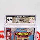 THE GREAT CIRCUS MYSTERY STARRING MICKEY & MINNIE MOUSE - POP ZERO! CGC GRADED 9.9 B! NEW & Factory Sealed with Authentic Tube Seal! (Sega Genesis)