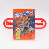 SHOCKWAVE / SHOCK WAVE - NEW & Factory Sealed with Authentic V-Overlap Seam! (NES Nintendo)