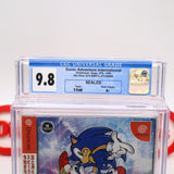 SONIC ADVENTURE (JAPANESE VARIANT!) CGC GRADED 9.8 A+! NEW & Factory Sealed! (Sega Dreamcast)