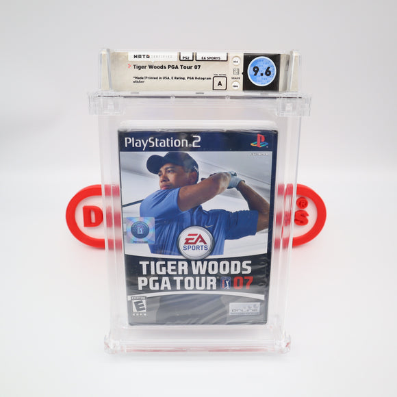 TIGER WOODS PGA TOUR 07 2007 GOLF - WATA GRADED 9.6 A! NEW & Factory Sealed! (PS2 PlayStation 2)