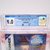 JIMMY NEUTRON BOY GENIUS: ATTACK OF THE TWONKIES - CGC GRADED 9.0 A+! NEW & Factory Sealed! (Game Boy Advance GBA)