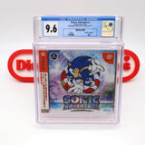 SONIC ADVENTURE (JAPANESE VARIANT!) CGC GRADED 9.6 A+! NEW & Factory Sealed! (Sega Dreamcast)