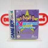 NSYNC / N'SYNC: GET TO THE SHOW - NEW & Factory Sealed with Authentic H-Seam! (Game Boy Color)