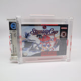 NFL STANLEY CUP HOCKEY - WATA GRADED 9.2 A! NEW & Factory Sealed! (SNES Super Nintendo)