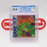 BASEBALL - CGC GRADED 9.4 A+! NEW & Factory Sealed with Authentic H-Seam! (Game Boy Original)