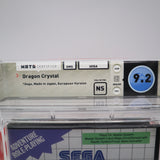 DRAGON CRYSTAL - WATA GRADED 9.2! NEW & Sticker Sealed! (SMS Sega Master System)