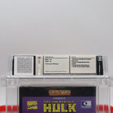 MARVEL COMICS' THE INCREDIBLE HULK - WATA GRADED 9.6 A+! NEW & Factory Sealed with Authentic RTB Seal! (Sega Genesis)