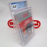 REALSPORTS FOOTBALL - CGC GRADED 8.0 A+! NEW & Factory Sealed! (Atari 2600)