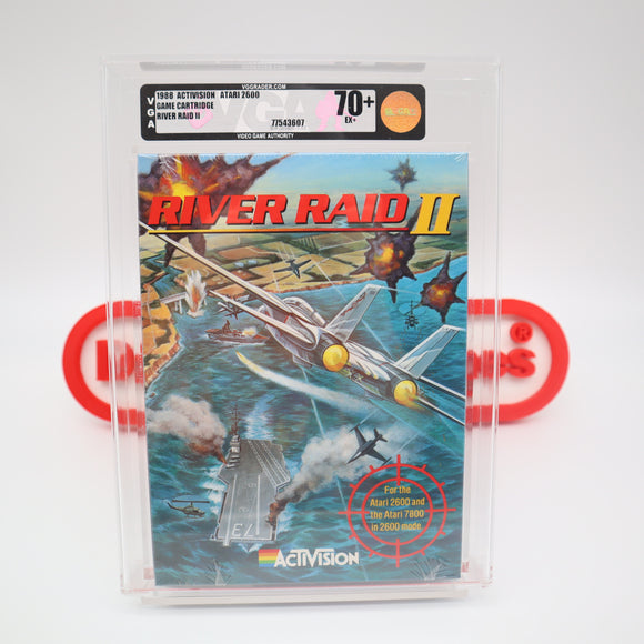 RIVER RAID II 2 - VGA GRADED 70+ EX+ BRONZE! NEW & Factory Sealed! (Atari 2600)