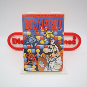 DR. MARIO - NEW & Factory Sealed with Authentic H-Seam! (NES Nintendo) Doctor Super Mario