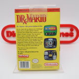 DR. MARIO - NEW & Factory Sealed with Authentic H-Seam! (NES Nintendo) Doctor Super Mario