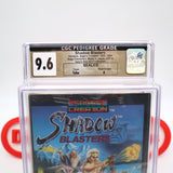 SHADOW BLASTERS - CGC GRADED 9.6 A! NEW & Factory Sealed with Authentic Tube Seal! (Sega Genesis)