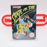 SKATE OR DIE - NEW & Factory Sealed PAL Version! (NES Nintendo)