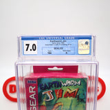 EARTHWORM JIM - CGC GRADED 7.0 A+! NEW & Factory Sealed! (Sega Game Gear)