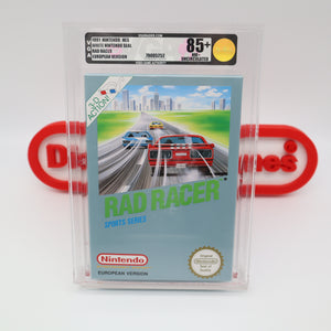 RAD RACER W/ 3-D GLASSES - VGA GRADED 85+ GOLD UNCIRCULATED! NEW & UNOPENED European Version! (NES Nintendo)