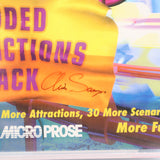 AUTOGRAPHED ROLLERCOASTER TYCOON: ADDED ATTRACTIONS PACK - VGA GRADED 90 MINT GOLD! NEW & 100% FACTORY SEALED! (PC / CD-ROM / WINDOWS)