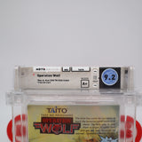 OPERATION WOLF - WATA GRADED 9.2 A+! NEW & Factory Sealed with Authentic H-Seam! (NES Nintendo)