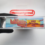 AUTOGRAPHED ROLLERCOASTER TYCOON: ADDED ATTRACTIONS PACK - VGA GRADED 90 MINT GOLD! NEW & 100% FACTORY SEALED! (PC / CD-ROM / WINDOWS)