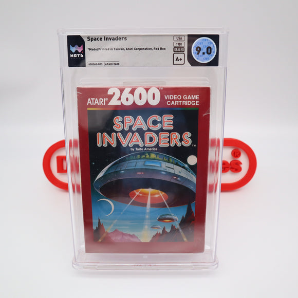 SPACE INVADERS - WATA GRADED 9.0 A+! NEW & Factory Sealed! (Atari 2600)