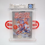 BLADES OF STEEL - WATA GRADED 8.0 B! NEW & Factory Sealed with Authentic H-Seam! (NES Nintendo)