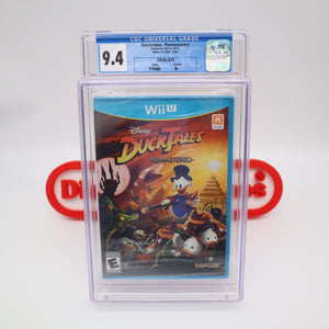 DUCK TALES / DUCKTALES: REMASTERED - CGC GRADED 9.4 A+! NEW & Factory Sealed! (Nintendo Wii U)