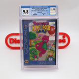 BARNEY'S HIDE & SEEK GAME - CGC GRADED 9.8 B+! NEW & Factory Sealed with Authentic V-Overlap Seam! (Sega Genesis)