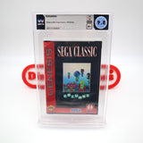 COLUMNS - WATA GRADED 9.8 A+! NEW & Factory Sealed with Authentic V-Overlap Seam! (Sega Genesis)