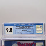 BARNEY'S HIDE & SEEK GAME - CGC GRADED 9.8 B+! NEW & Factory Sealed with Authentic V-Overlap Seam! (Sega Genesis)