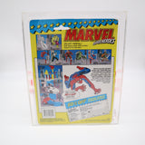 SPIDER-MAN WITH WEB-SUCTION HANDS - CAS GRADED 90 NEW, Authentic & Factory Sealed! (1990 TOY BIZ Marvel Super Heroes)