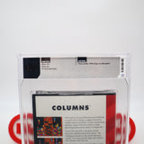 COLUMNS - WATA GRADED 9.8 A+! NEW & Factory Sealed with Authentic V-Overlap Seam! (Sega Genesis)