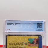 BARNEY'S HIDE & SEEK GAME - CGC GRADED 9.8 B+! NEW & Factory Sealed with Authentic V-Overlap Seam! (Sega Genesis)