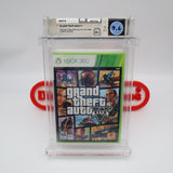 GRAND THEFT AUTO V FIVE - WATA GRADED 9.6 A+ FOIL COVER! NEW & Factory Sealed! (XBox 360)