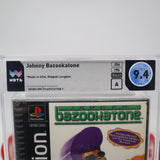 JOHNNY BAZOOKATONE - WATA GRADED 9.4 A! NEW & Factory Sealed! (PS1 LONGBOX PlayStation 1)