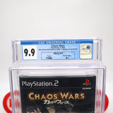 CHAOS WARS - CGC GRADED 9.9 A++! NEW & Factory Sealed! (PS2 PlayStation 2)