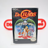 DOCTOR CHAOS / DR. CHAOS - NEW & Factory Sealed with Authentic H-Seam! (NES Nintendo)