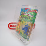 APRIL O'NEIL (ORANGE/BLUE STRIPES) - 1993 PLAYMATES - CAS GRADED 80 NEW Authentic & Factory Sealed! (Vintage TMNT Figure)