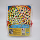 APRIL O'NEIL (ORANGE/BLUE STRIPES) - 1993 PLAYMATES - CAS GRADED 80 NEW Authentic & Factory Sealed! (Vintage TMNT Figure)