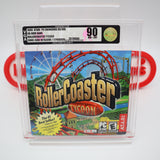 ROLLERCOASTER TYCOON - VGA GRADED 90 MINT GOLD! NEW & Factory Sealed! (PC / CD-ROM / WINDOWS)