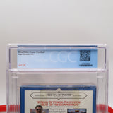 MIKE DITKA (Chicago Bears): POWER FOOTBALL - CGC GRADED 9.6 A+! NEW & Factory Sealed with Authentic 3-Sided Seam! (Sega Genesis)