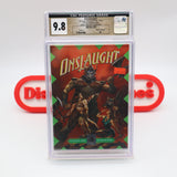 ONSLAUGHT - CGC PEDIGREE GRADED 9.8 A+! NEW & Factory Sealed with Authentic V-Overlap Seam! (Sega Genesis)