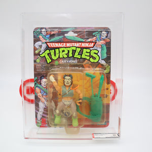 CASEY JONES - 1989 PLAYMATES - AFA GRADED 60 Y-EX NEW Authentic & Factory Sealed! (Vintage TMNT Figure)