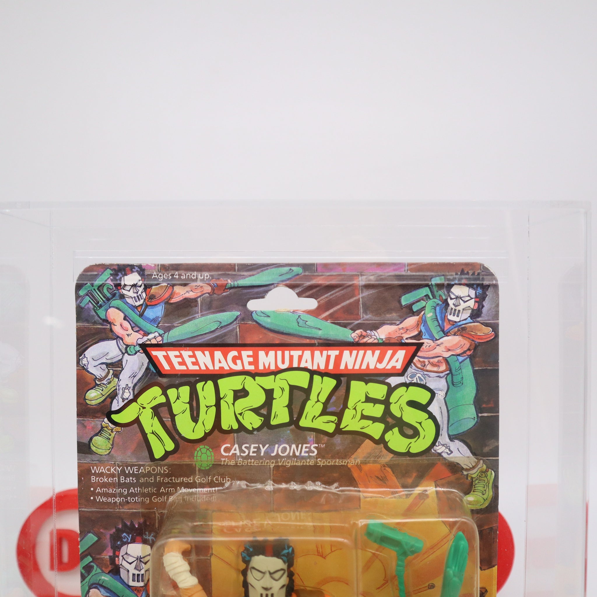 CASEY JONES - 1989 PLAYMATES - AFA GRADED 60 Y-EX NEW Authentic